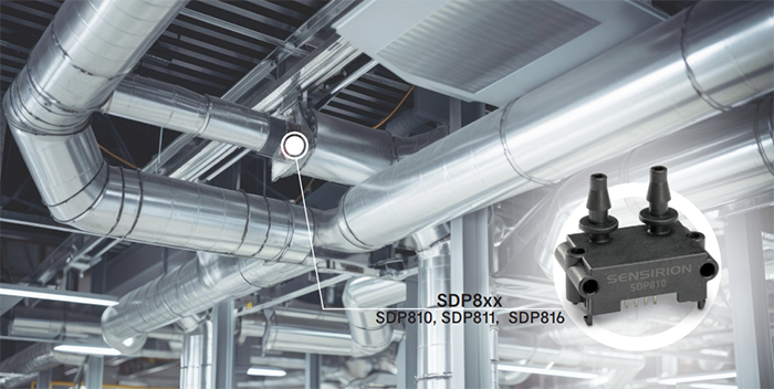 Sensirion SDP8xx-Digital & Analog Pressure Sensors
