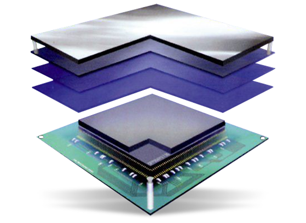 Thermal outlet conductive pad