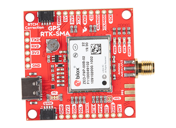 rtk SparkFun Quadband GNSS RTK Breakout - LG290P (Qwiic) | Buy