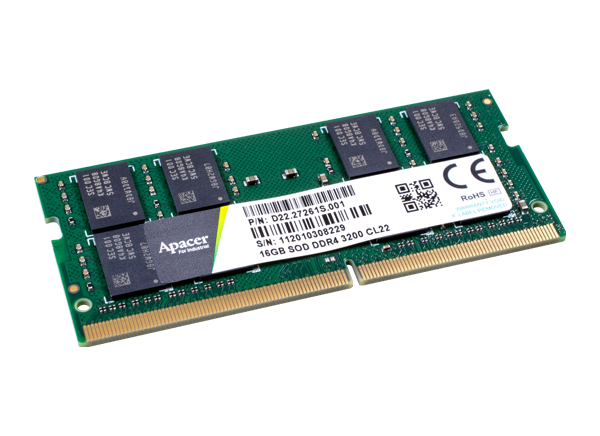 Mémoire Ram Apacer 16Go 3200Mhz Ddr4 U-Dimm – RuePC : Produits et matériels  Informatiques – Algérie