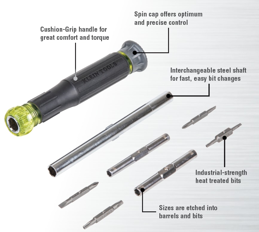 Klein 14 in 1 on sale adjustable screwdriver