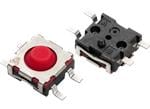 C&K Switches TLSM 6mm Top Mount Endurance SMT Tact Switch