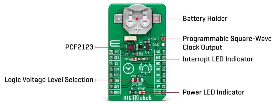 Mikroe RTC 13 Click Mikroe RTC 13 Click