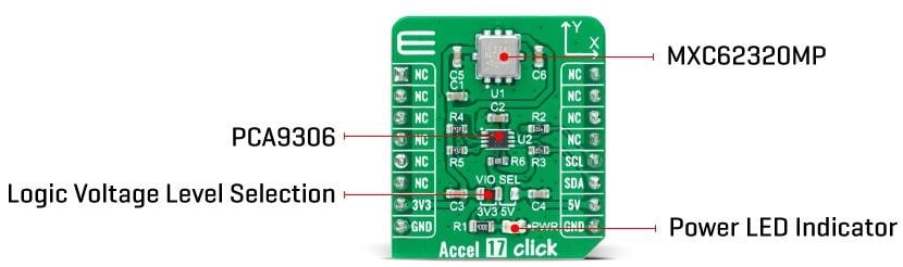 Mikroe Accel 17 Click Mikroe Accel 17 Click