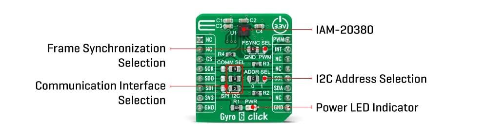 Mikroe Gyro 6 Click Mikroe Gyro 6 Click