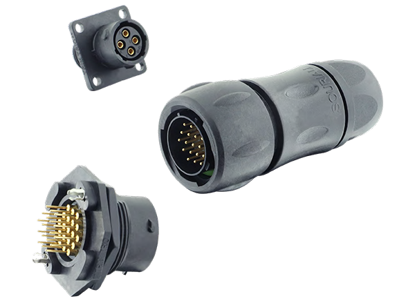 UTSX Circular Connectors - SOURIAU | Mouser