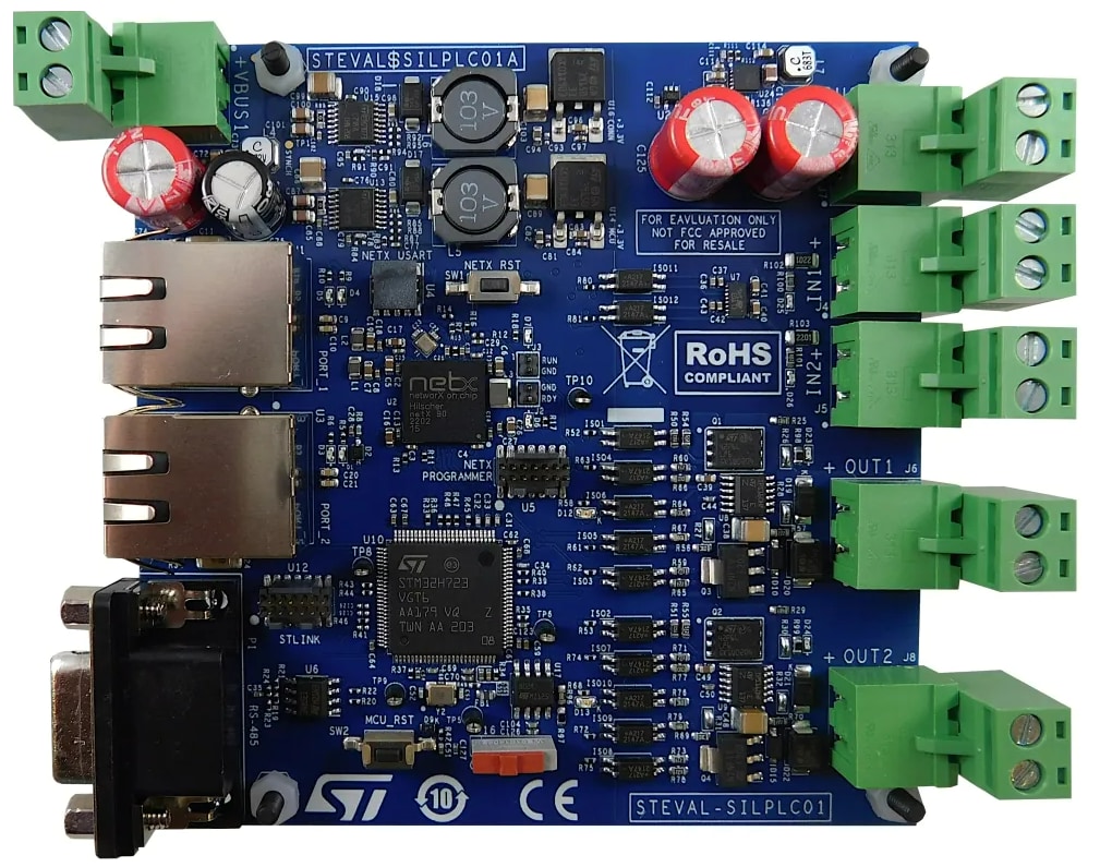 STMicroelectronics STEVAL-SILPLC01 Safety-Ready PLC Evaluation Board