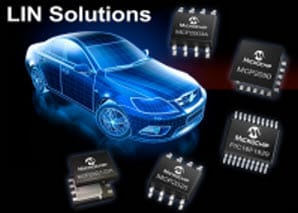 Solutions d'émetteurs-récepteurs LIN Microchip Technology