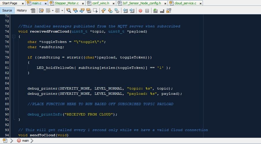 Stepper Motor file in MPLAB X