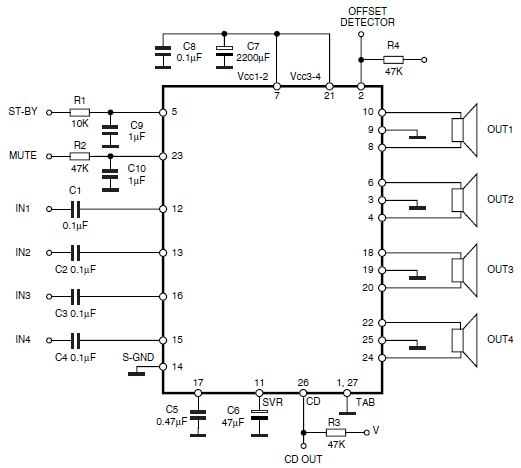 Circuit d'application
