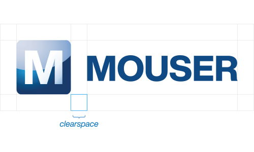Espace et taille minimums pour le logo Mouser principal