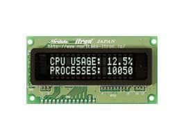 CU16025-UW6J NORITAKE ITRON, VFD Display, Dot Matrix, 2 x 16